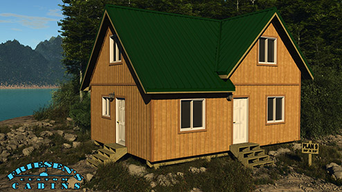 We are specializing in building log cabins, hotels, cafes and saunas all made from natural laminated logs. Friesen's Custom Cabins - Plan 9